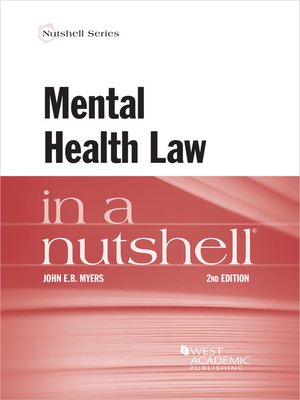 cover image of Mental Health Law in a Nutshell